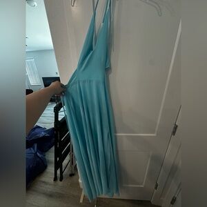 SHEIN Light Blue Maxi Dress